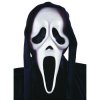 Fun World White PVC Halloween Scream Costume Mask, for Adult, Size_One size.jpg