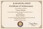 Karakura High achievement certificate for Lorenzo.jpg4t5643455.jpg